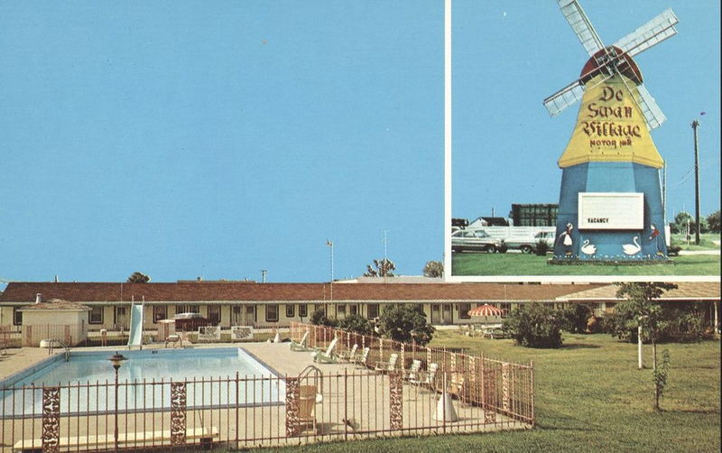 Belle Center Motel (De Swan Village Motor Inn) - Postcard For De Swan (newer photo)